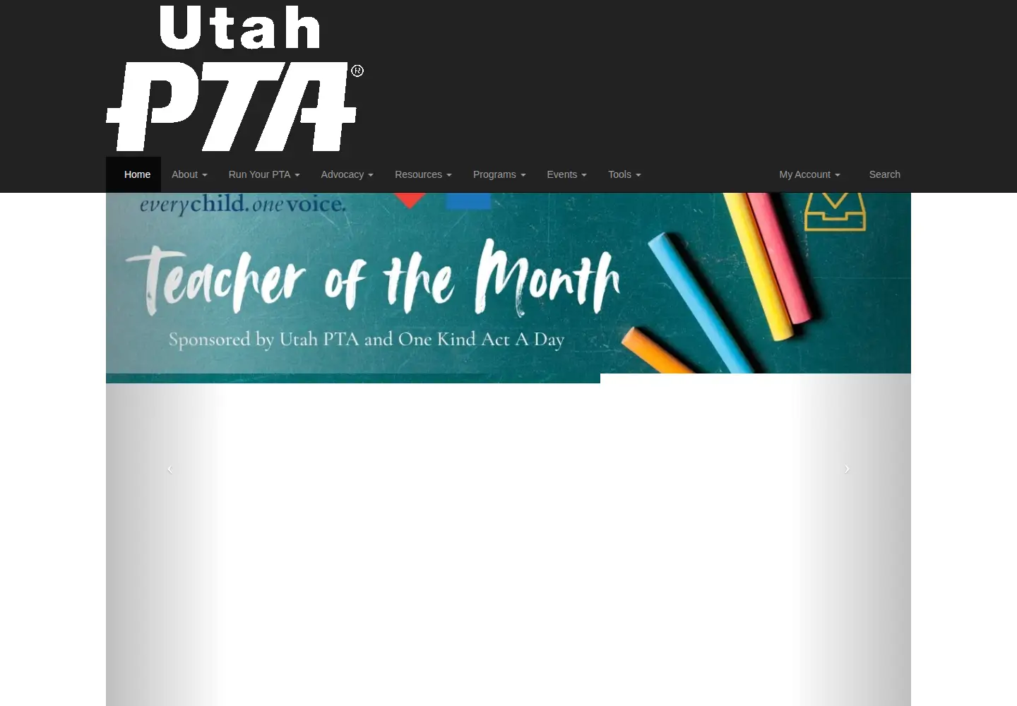 Screenshot of utahpta.org