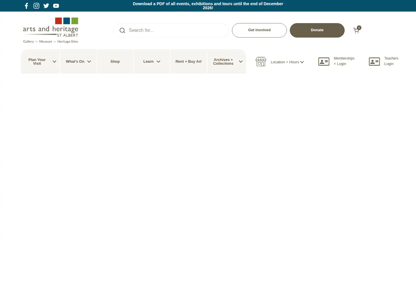 Screenshot of museeheritage.ca