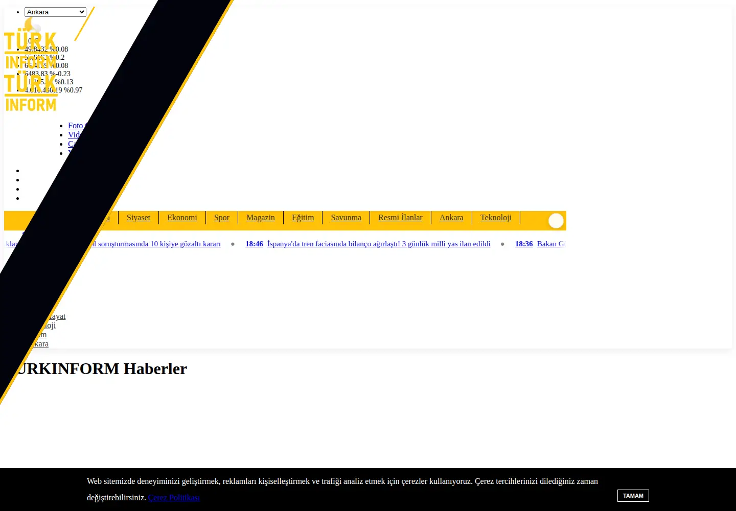 Captured homepage of turksam.org in the current scan