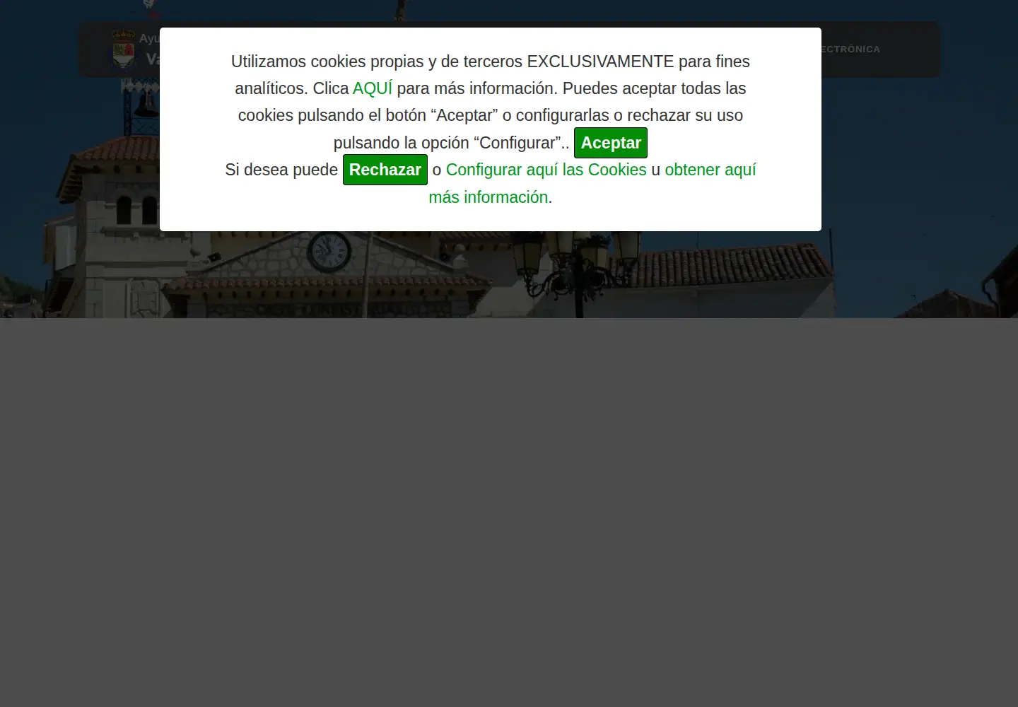 Screenshot of valdilecha.org