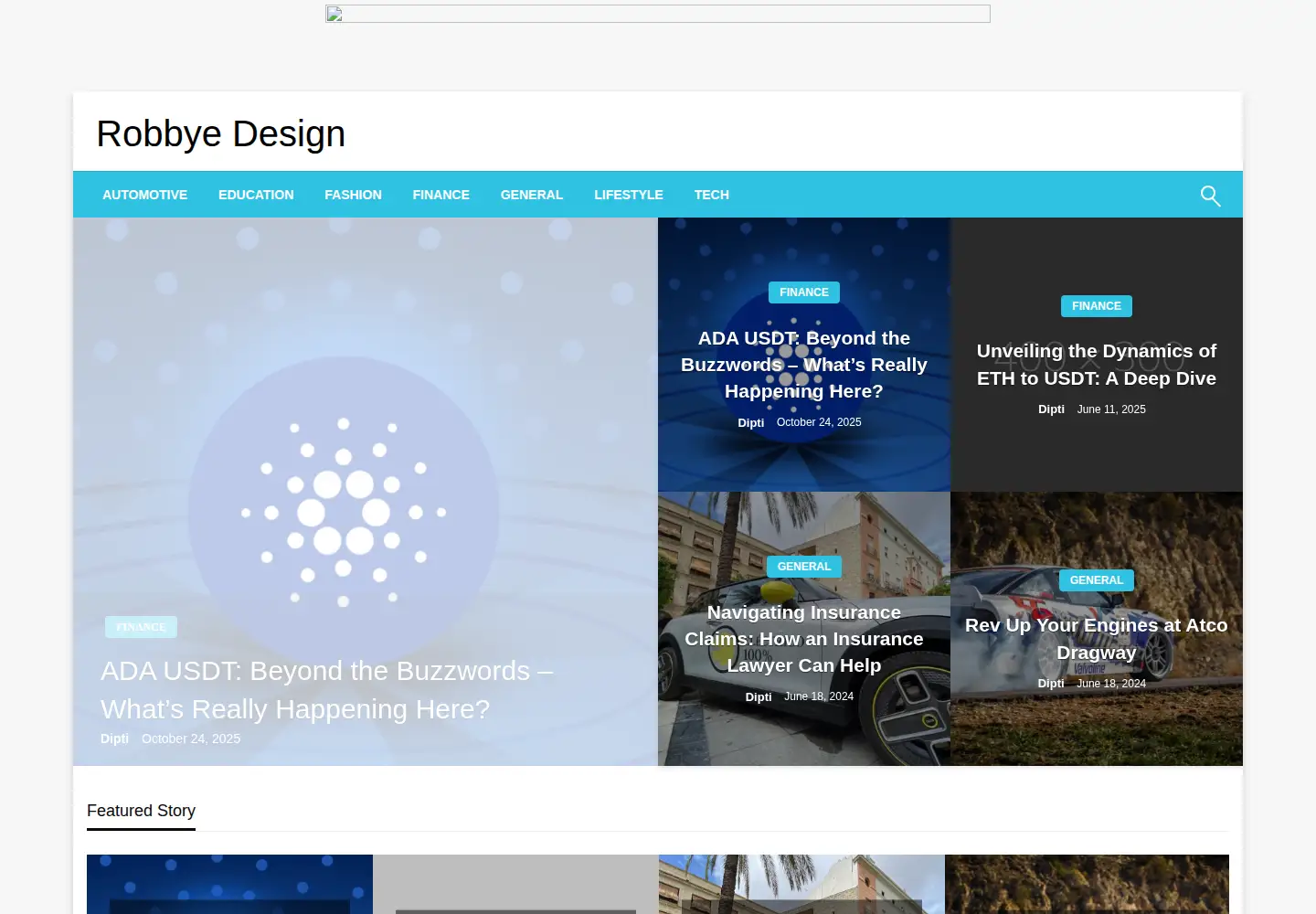 Screenshot of robbyedesign.com