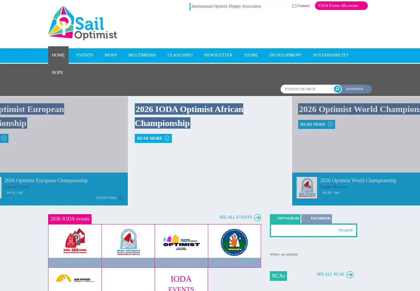 Screenshot of optiworld.org