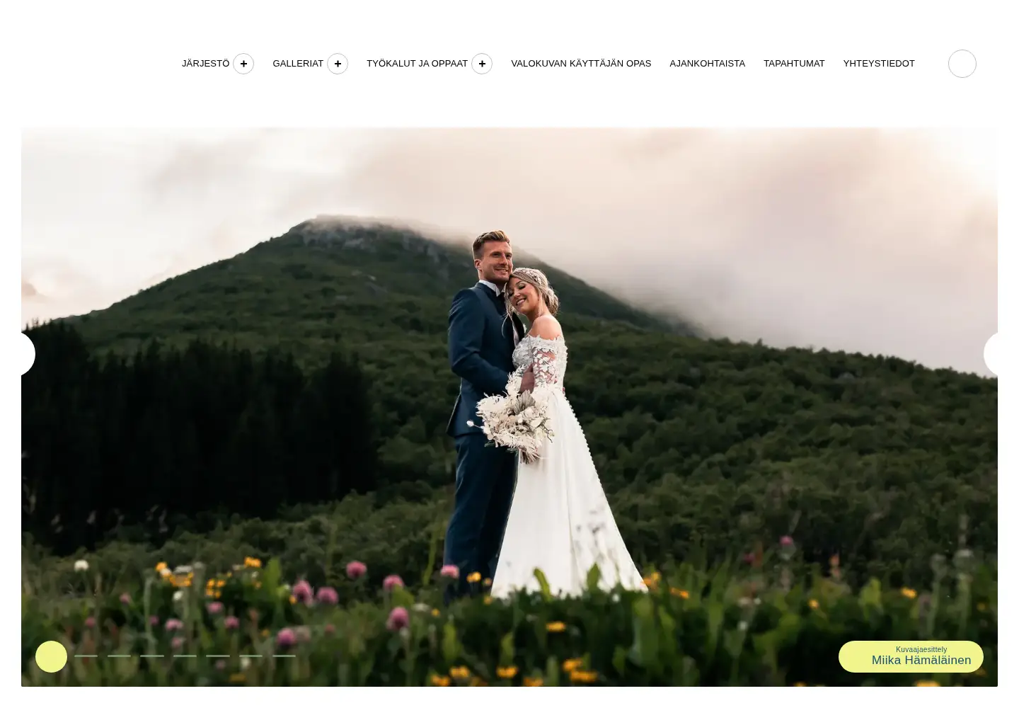 Screenshot of finnfoto.fi