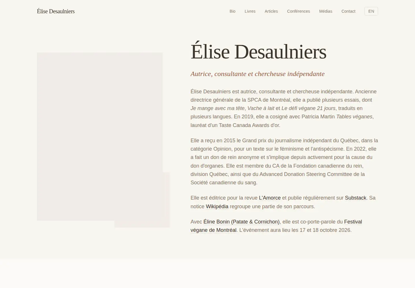 Screenshot of edesaulniers.com