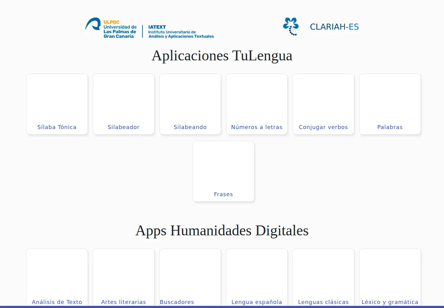 Screenshot of tulengua.es