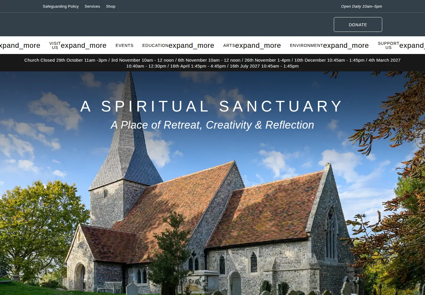 Screenshot of berwickchurch.org.uk