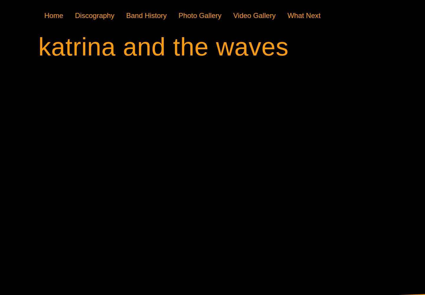 Screenshot of katrinaandthewaves.com