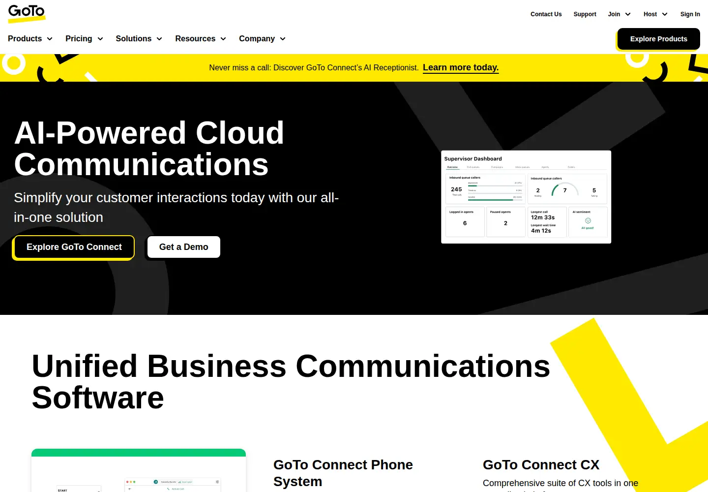 Screenshot of goto.com