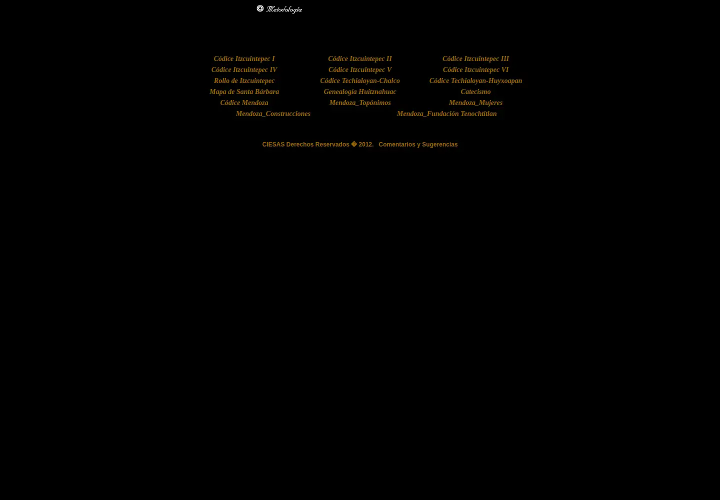 Captured homepage of tetlacuilolli.org.mx in the current scan