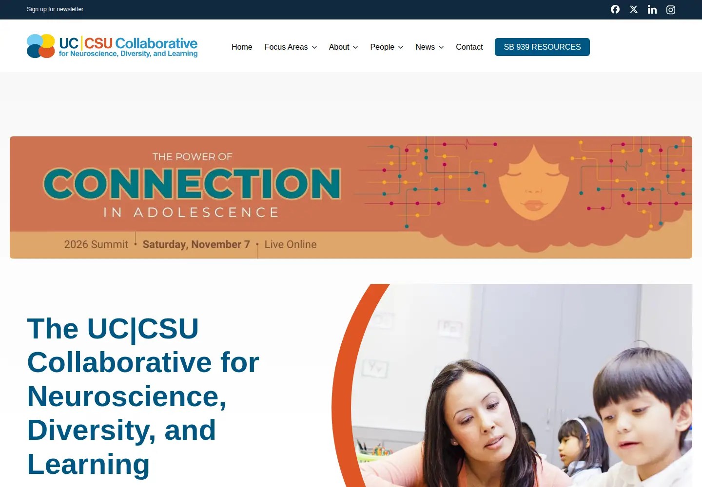 Screenshot of ca-diverse-learning.org