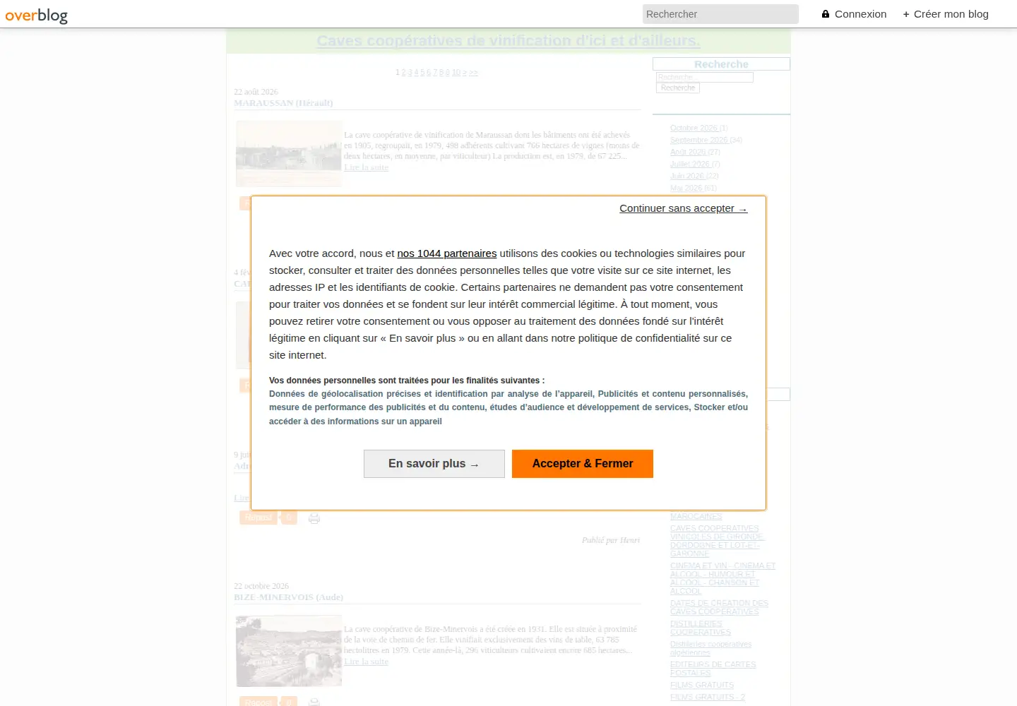 Screenshot of cavescooperatives.fr