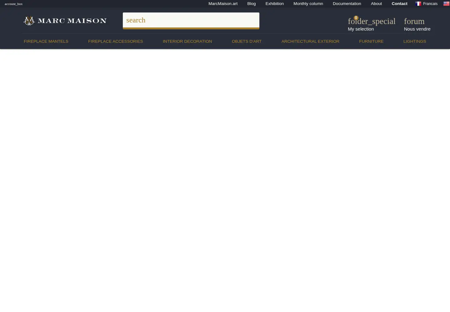 Screenshot of marcmaison.com