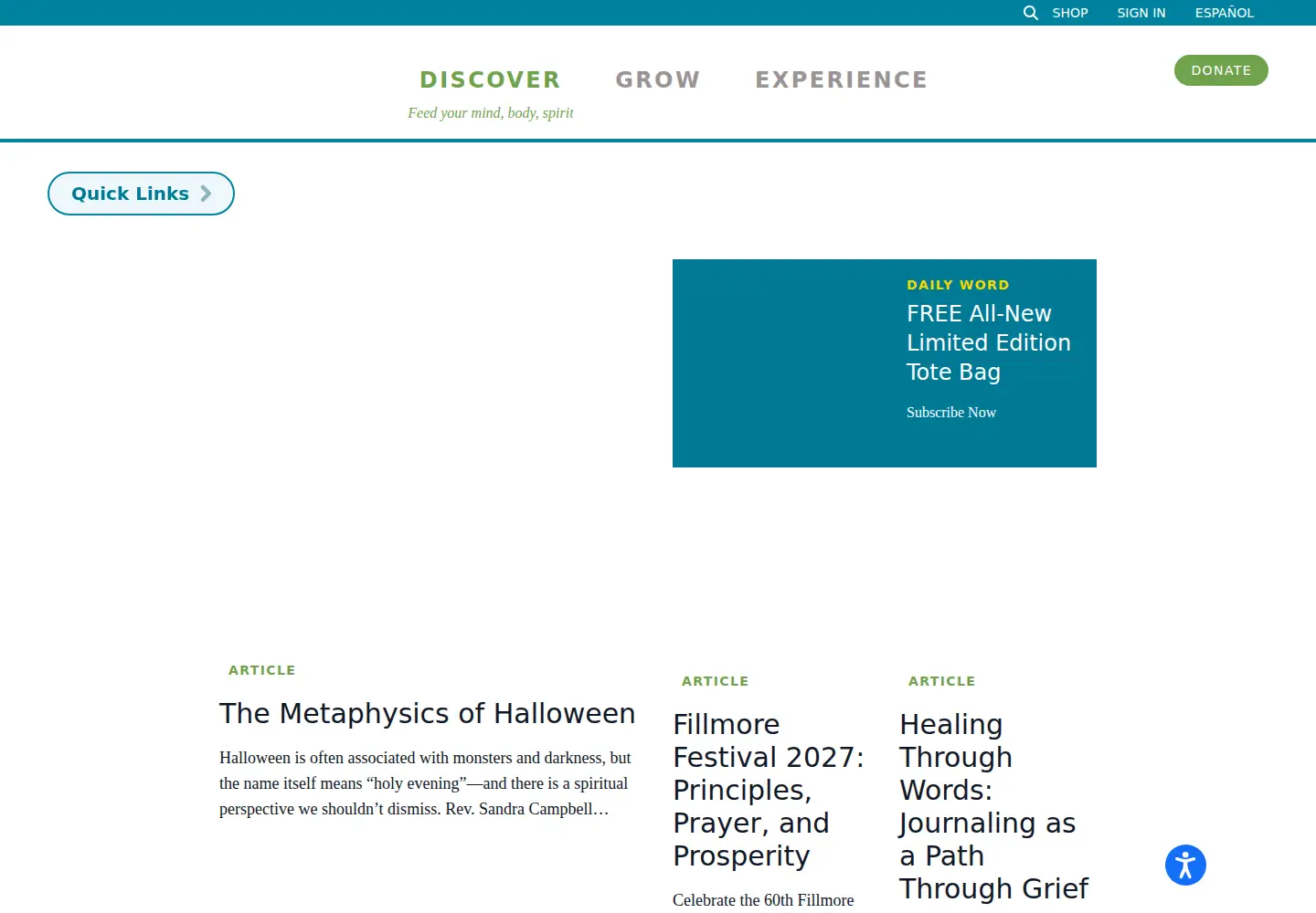 Screenshot of unityonline.org