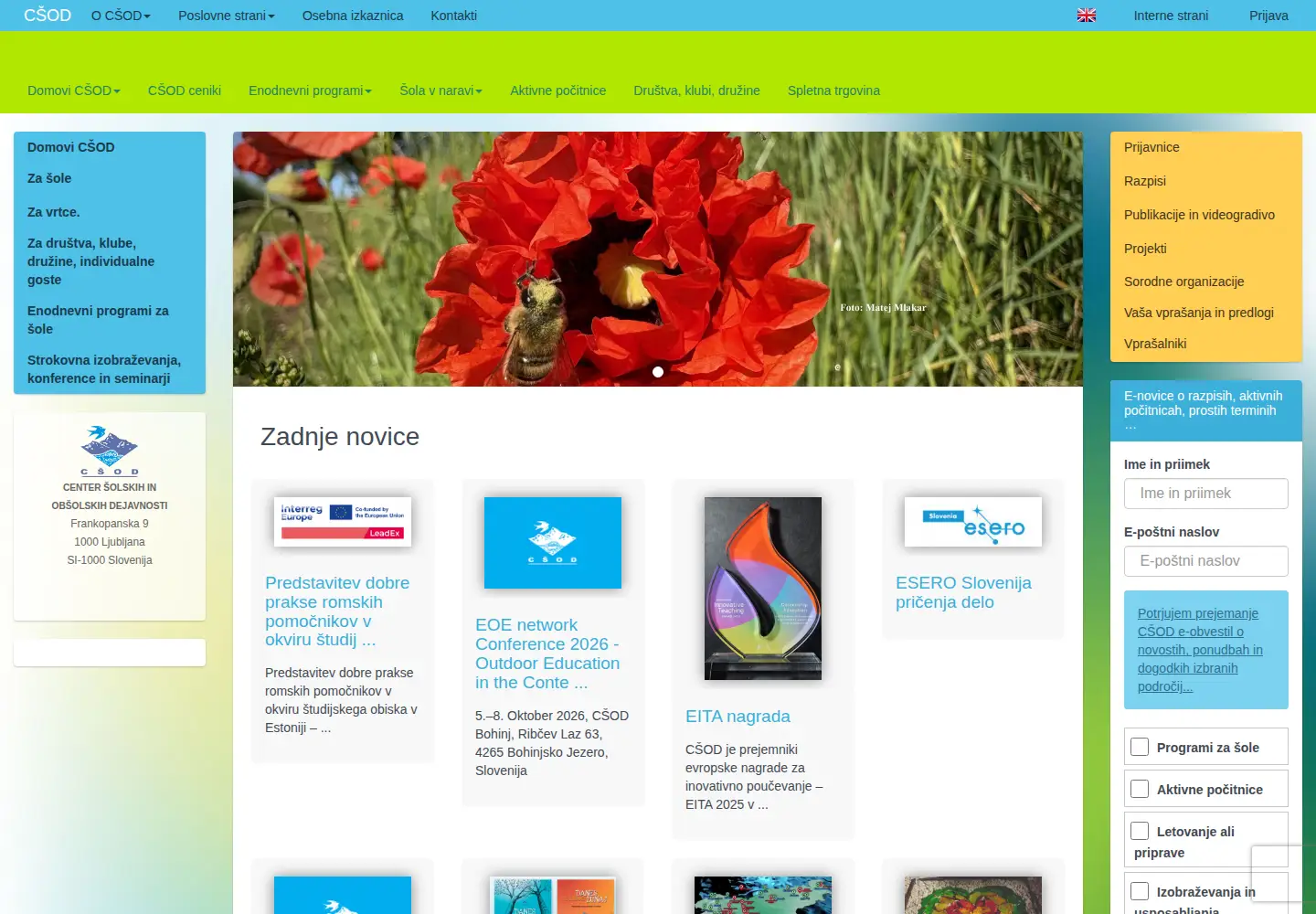 Screenshot of csod.si