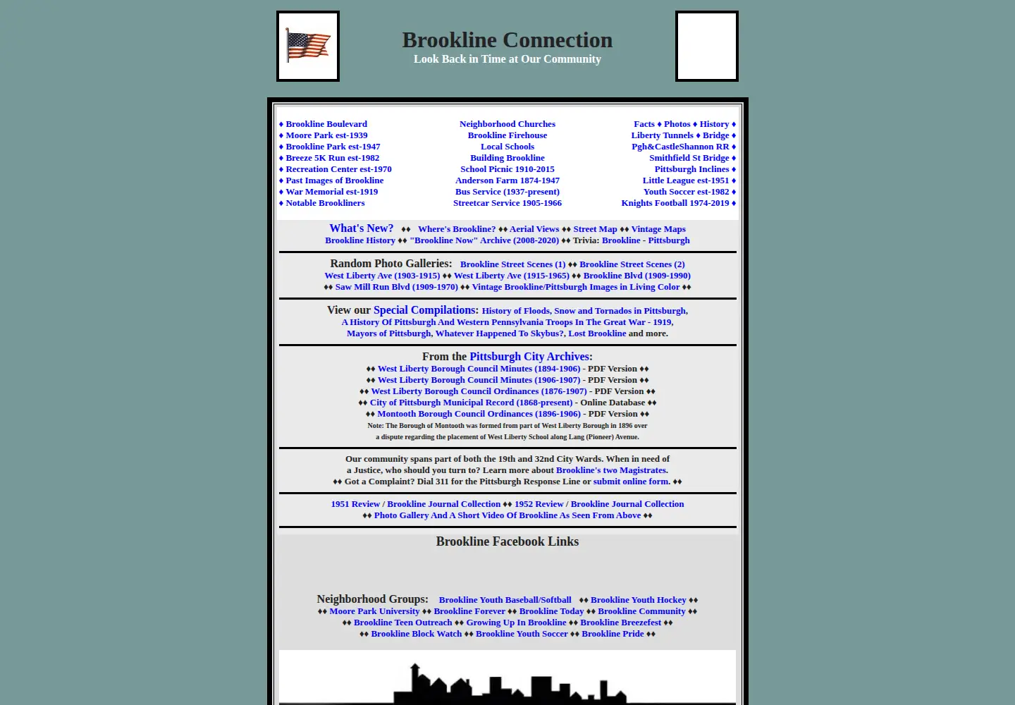 Screenshot of brooklineconnection.com