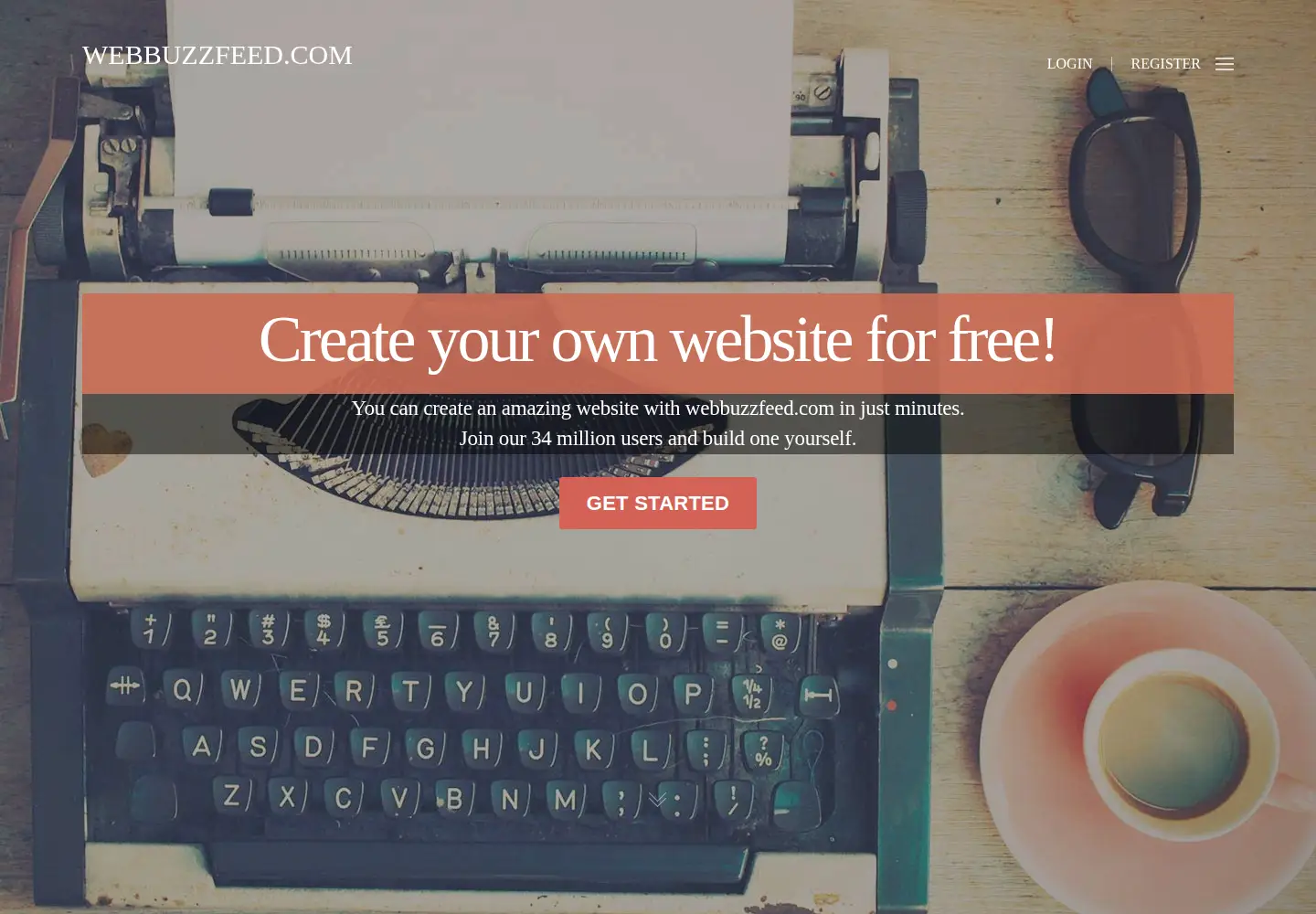 Screenshot of webbuzzfeed.com