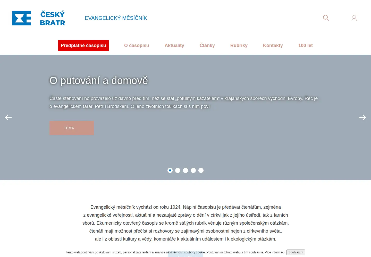 Screenshot of ceskybratr.cz