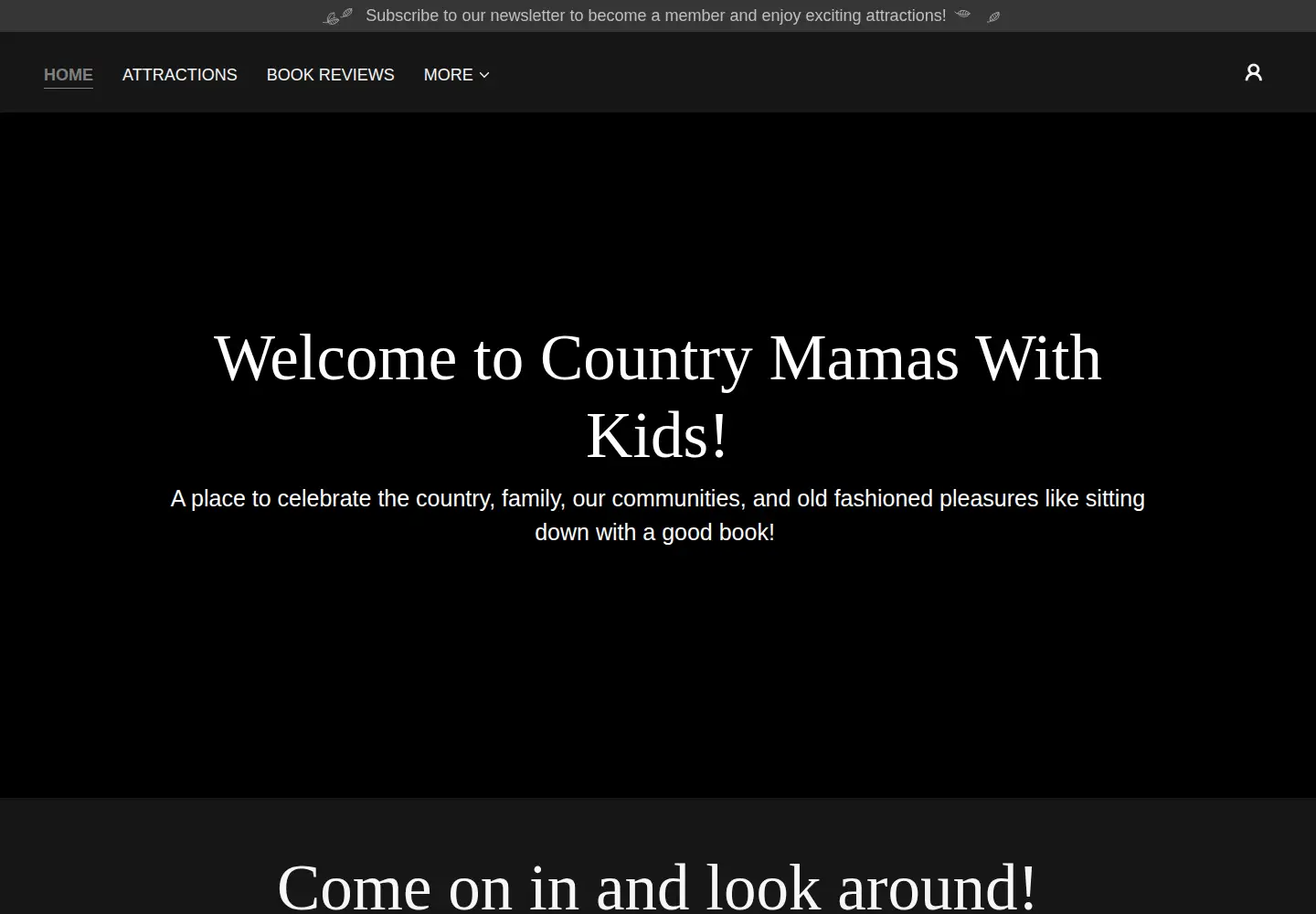 Screenshot of countrymamaswithkids.com