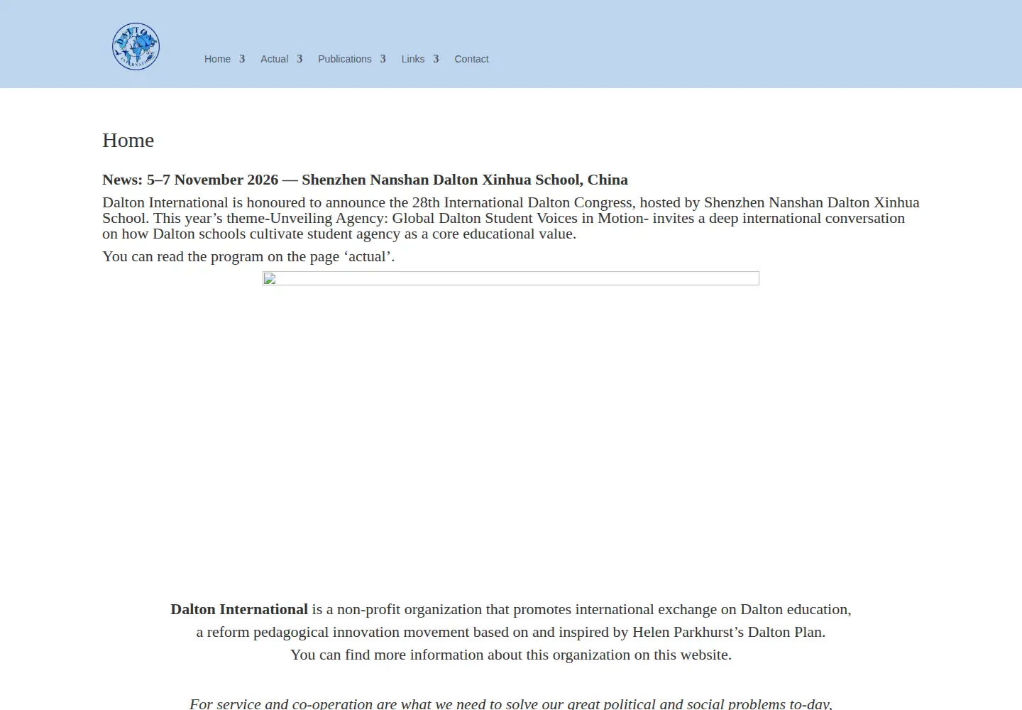 Screenshot of daltoninternational.org