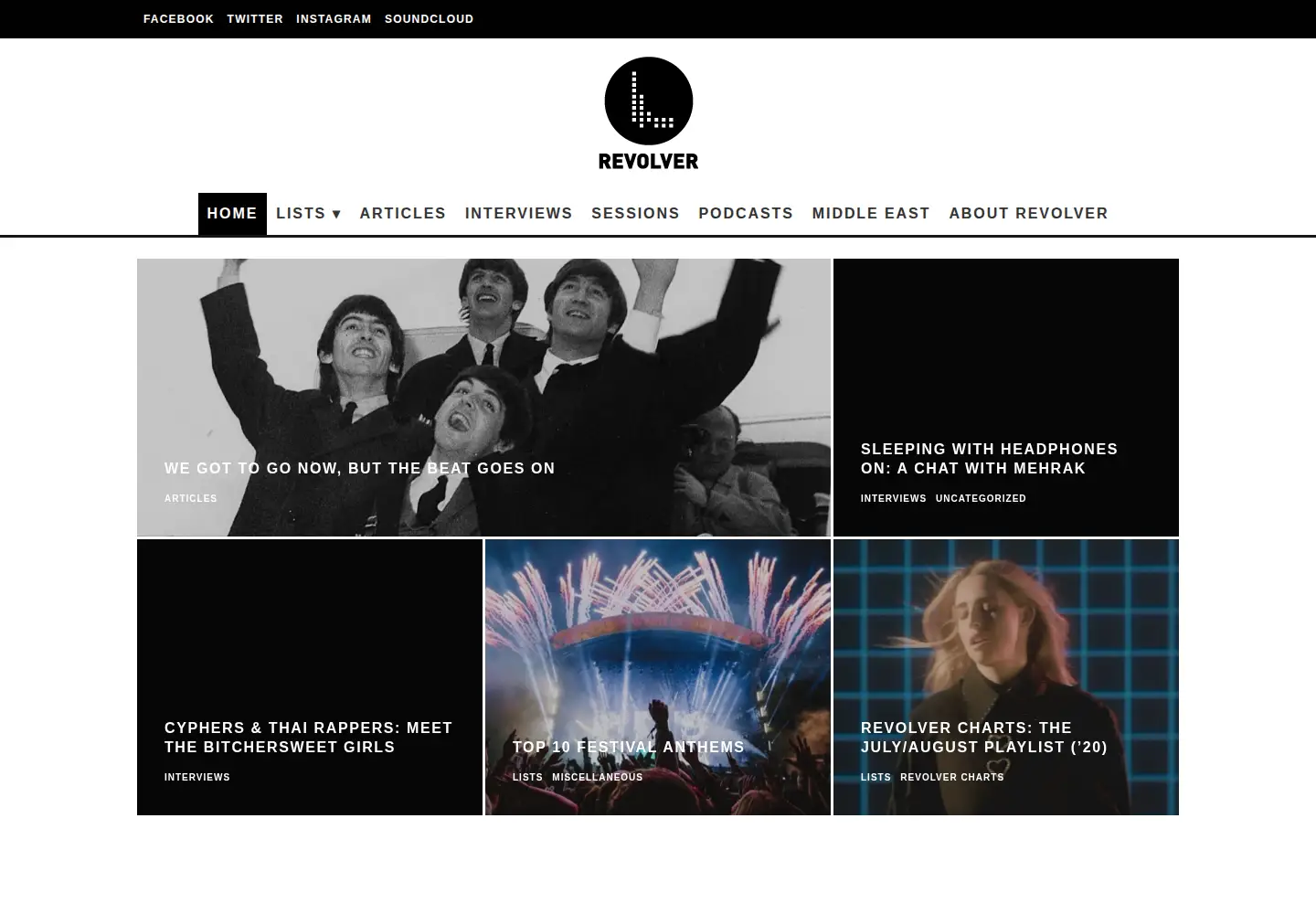 Screenshot of projectrevolver.org