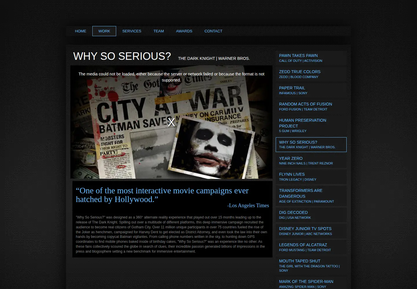 Screenshot of gothamcablenews.com