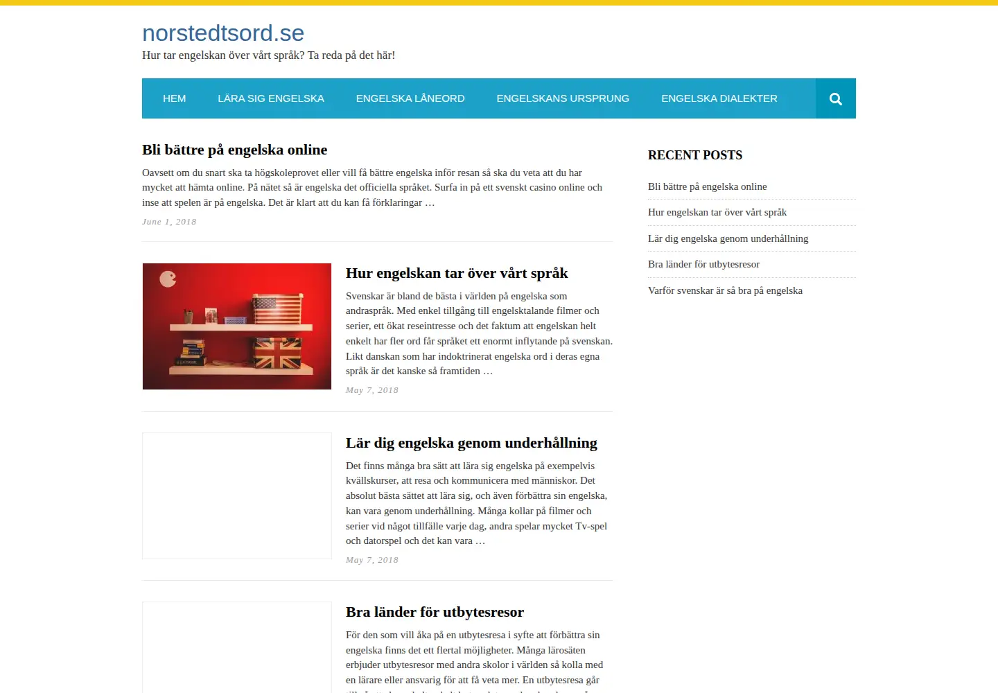 Screenshot of norstedtsord.se