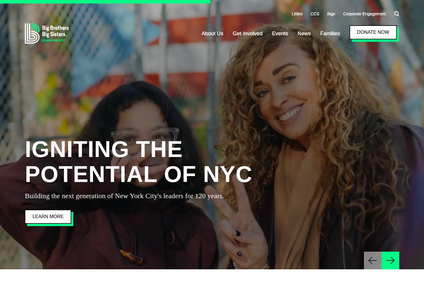 Screenshot of bigsnyc.org