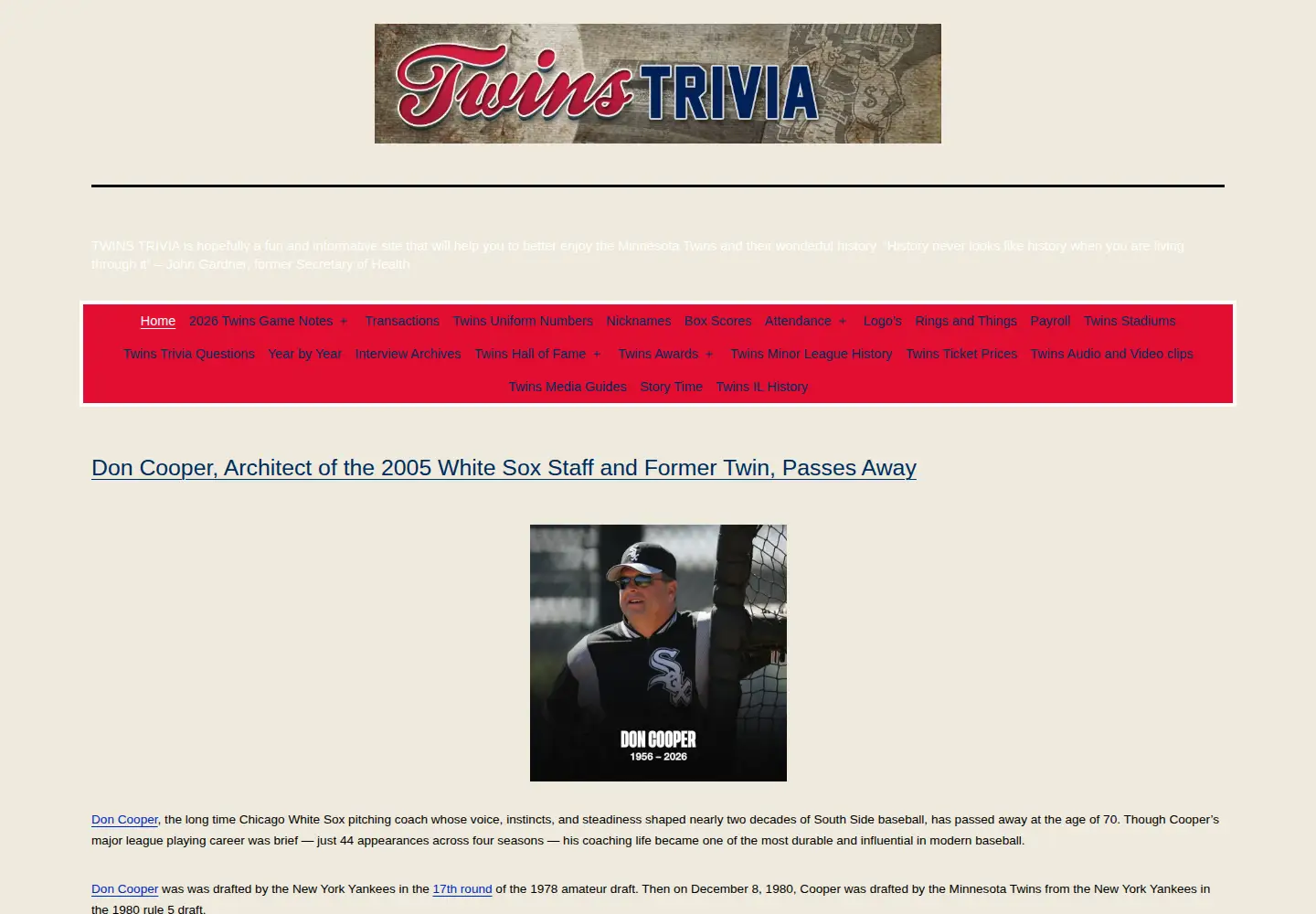 Screenshot of twinstrivia.com