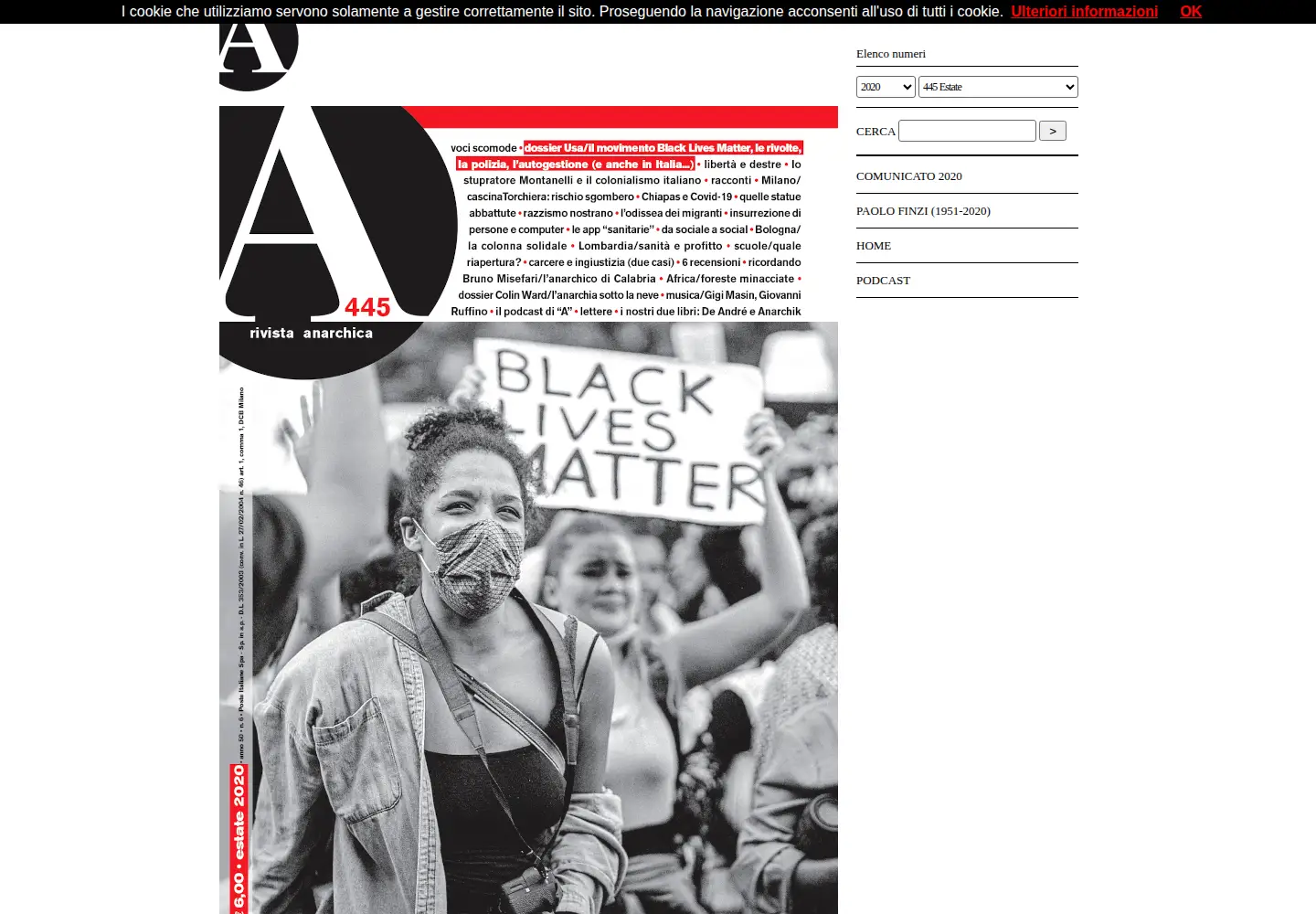 Screenshot of arivista.org