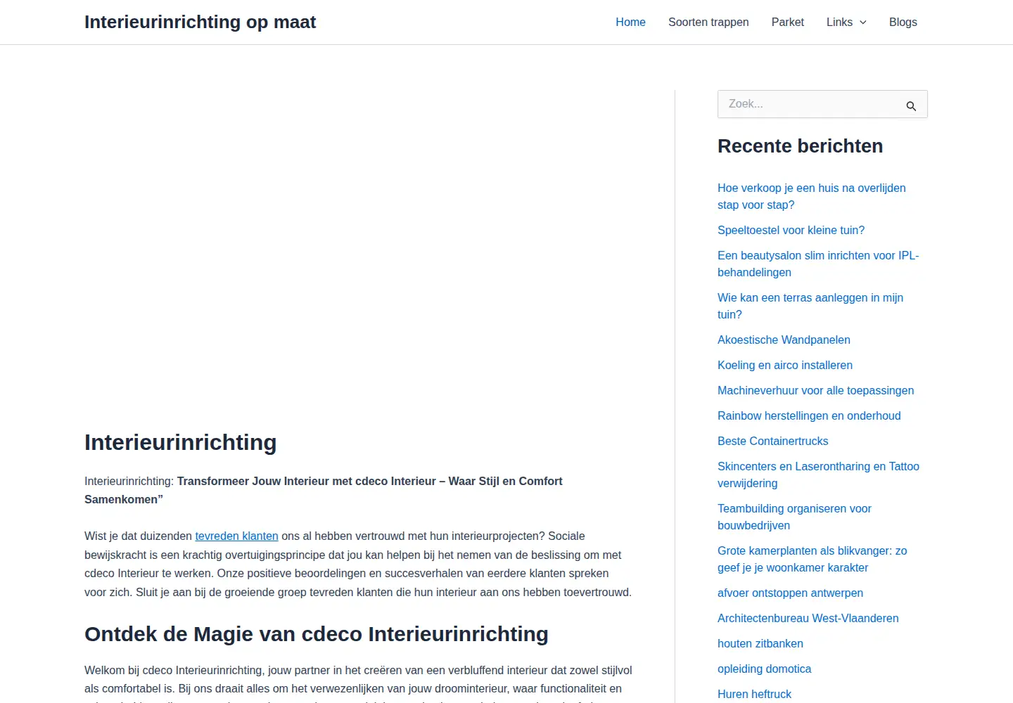 Screenshot of cdecointerieur.be