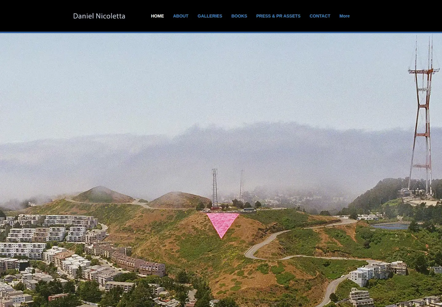Captured homepage of dannynicoletta.com in the current scan