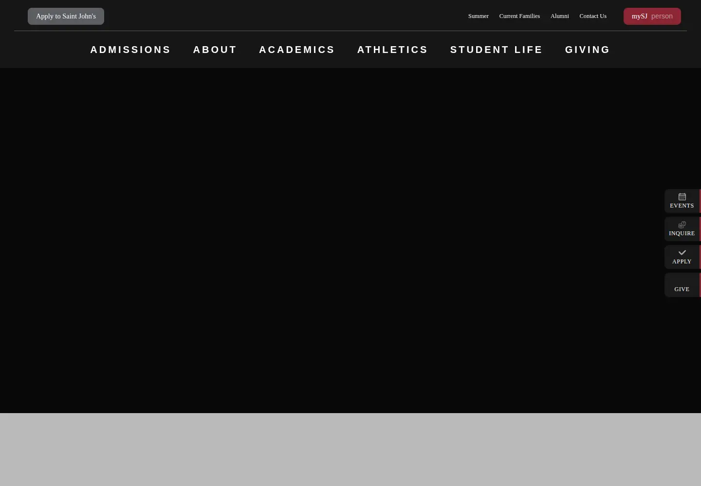 Screenshot of stjohnshigh.org