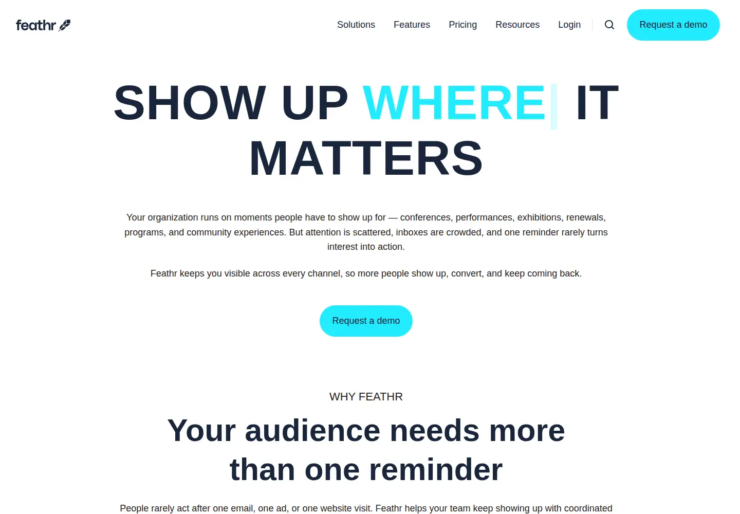 Screenshot of feathr.co