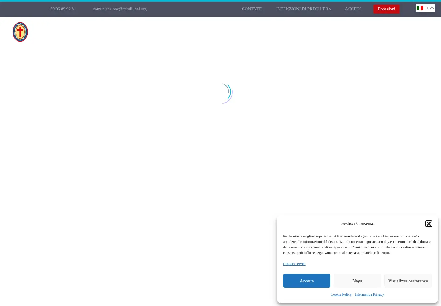 Screenshot of camilliani.org