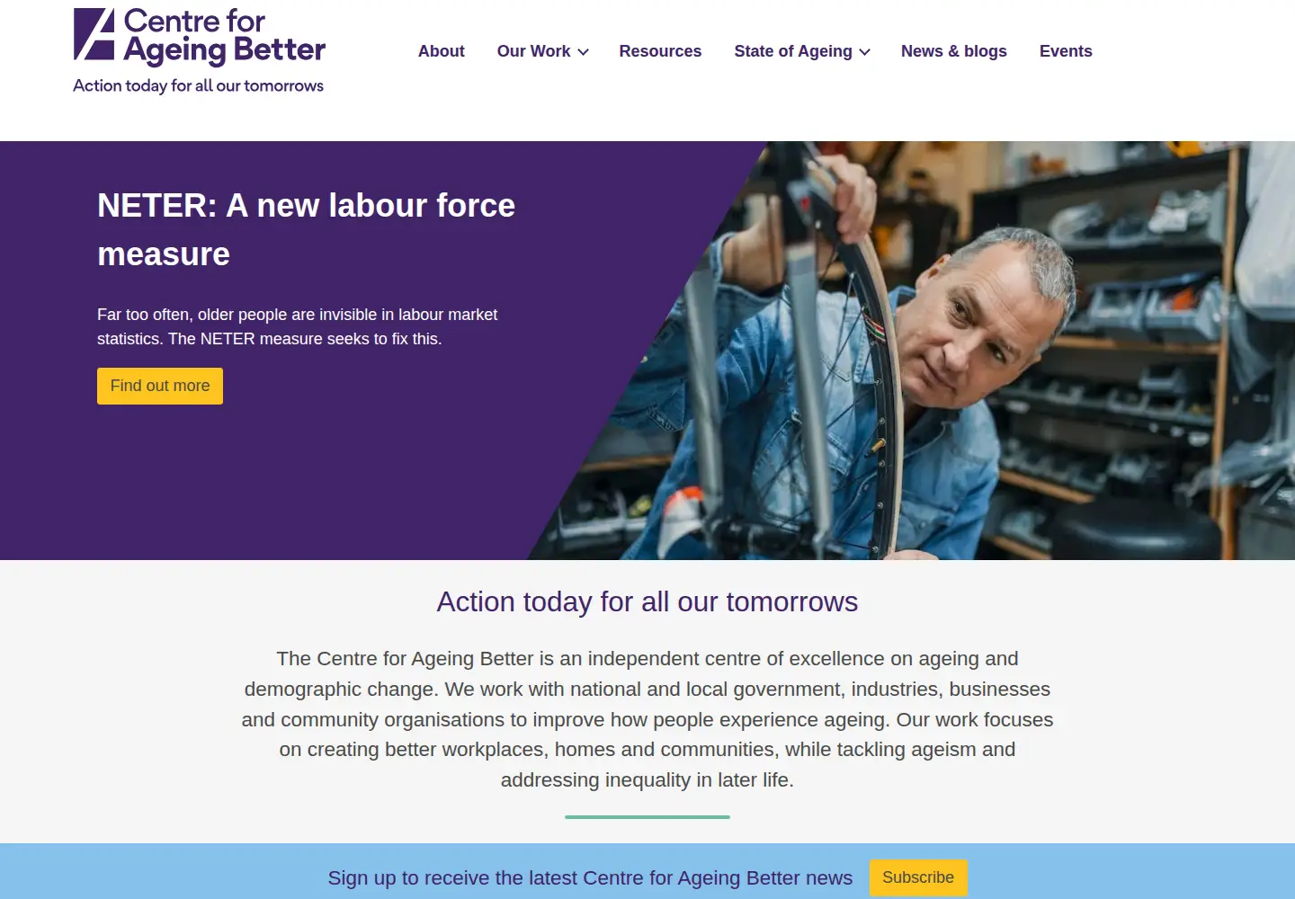 Screenshot of ageing-better.org.uk