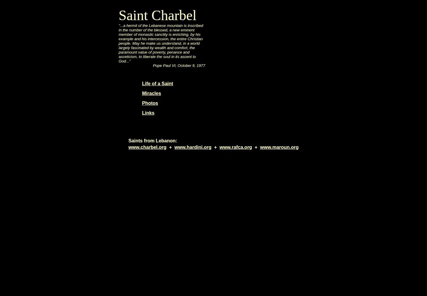 Screenshot of charbel.org