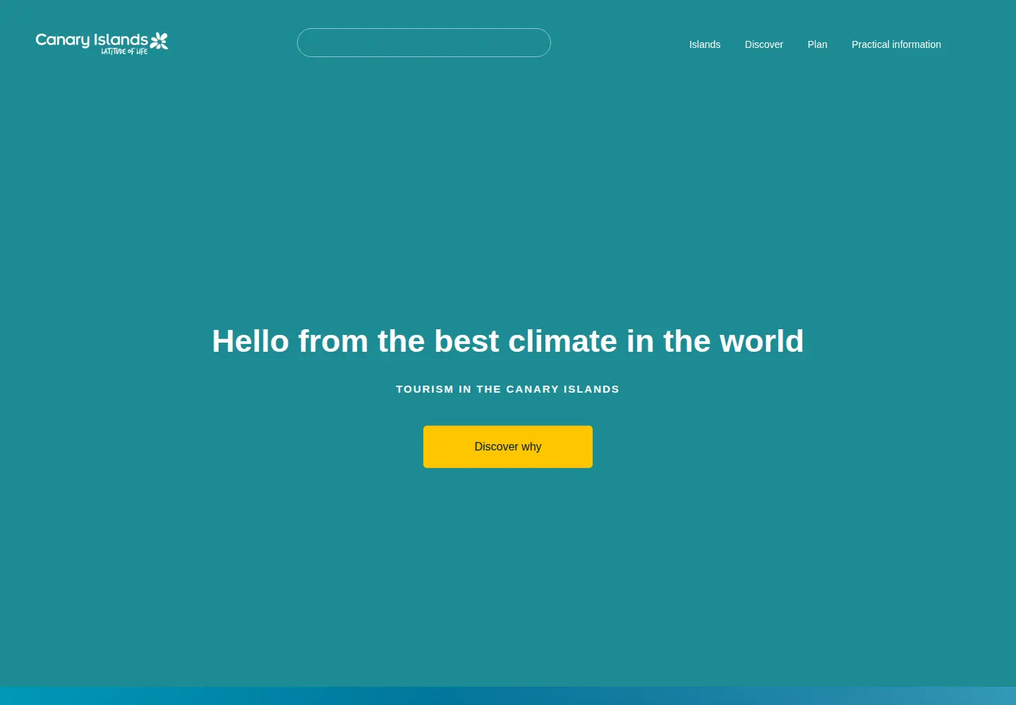 Screenshot of hellocanaryislands.com
