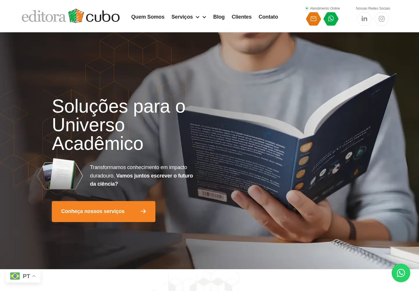 Screenshot of editoracubo.com.br
