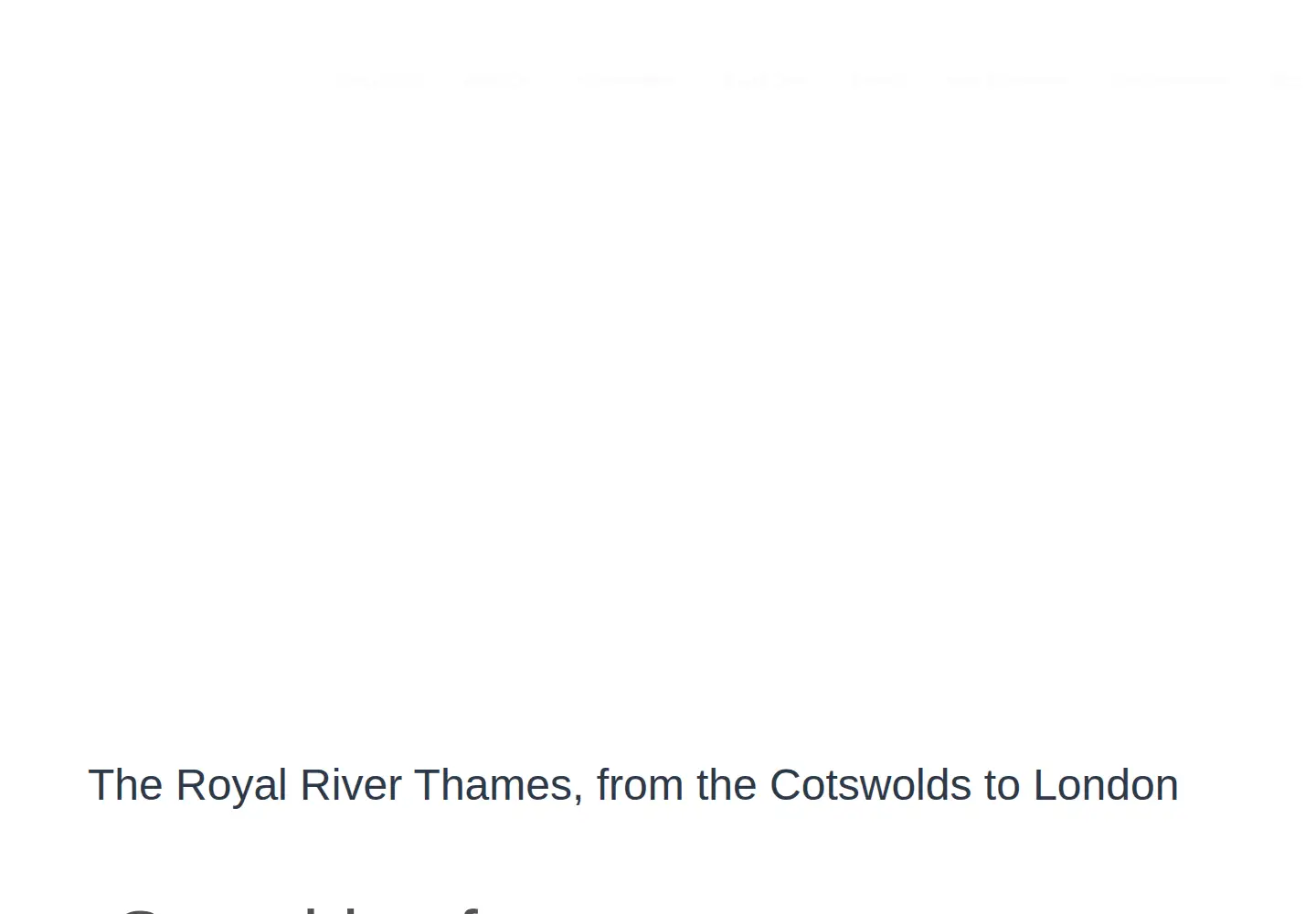 Captured homepage of visitthames.co.uk in the current scan