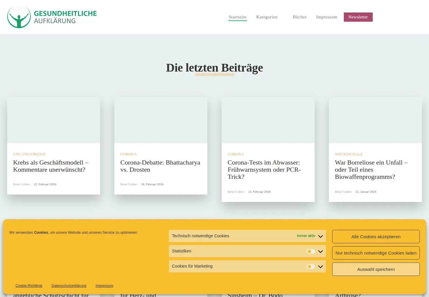 Screenshot of gesundheitlicheaufklaerung.de
