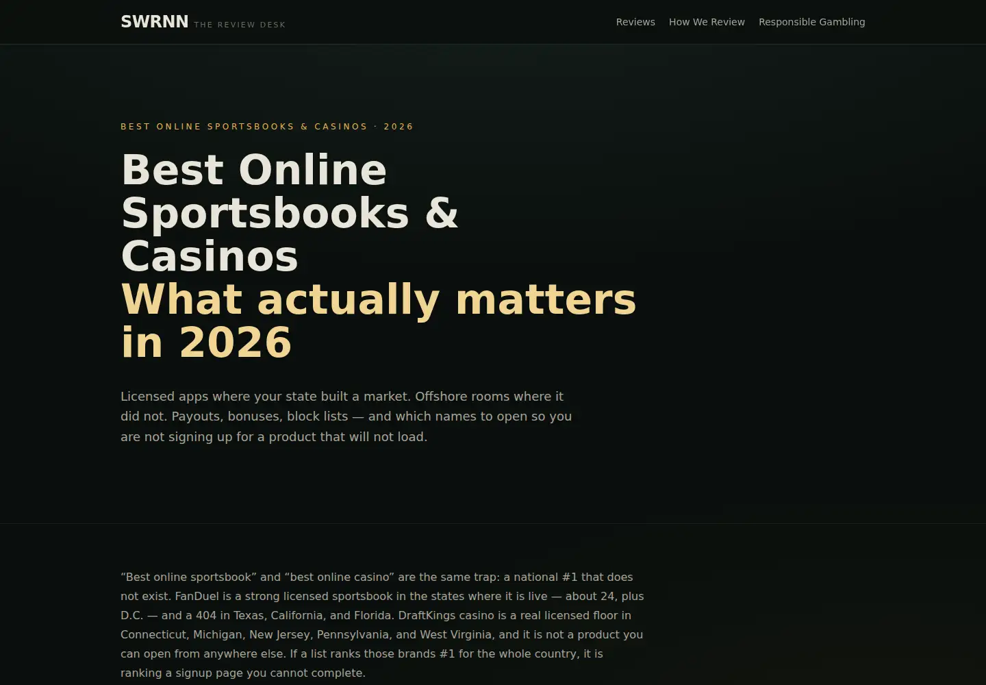 Captured homepage of swrnn.com in the current scan