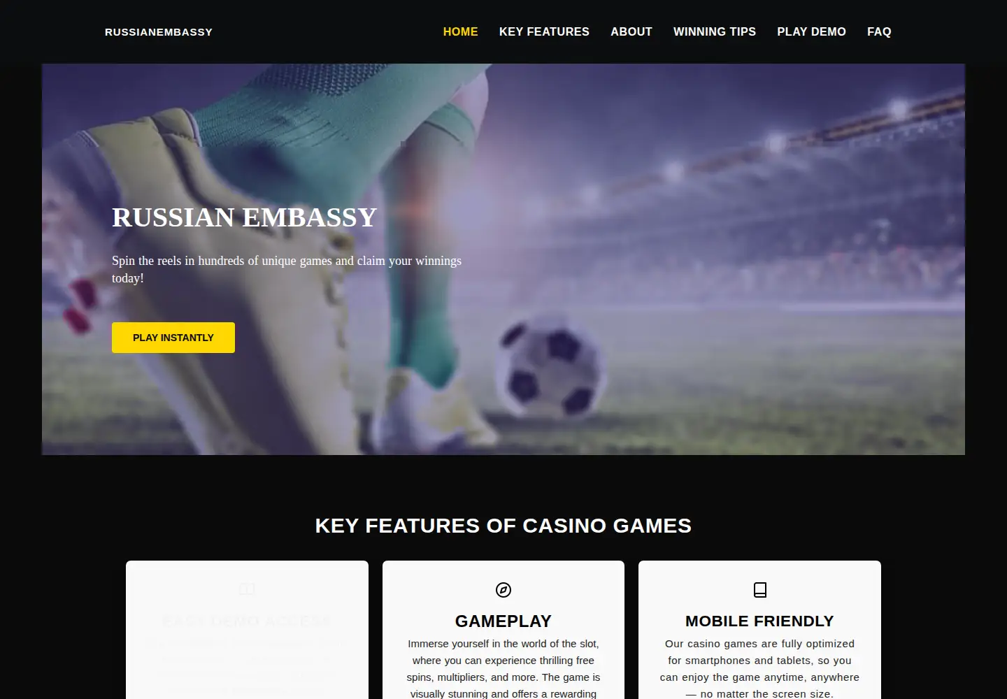 Screenshot of russianembassy.org