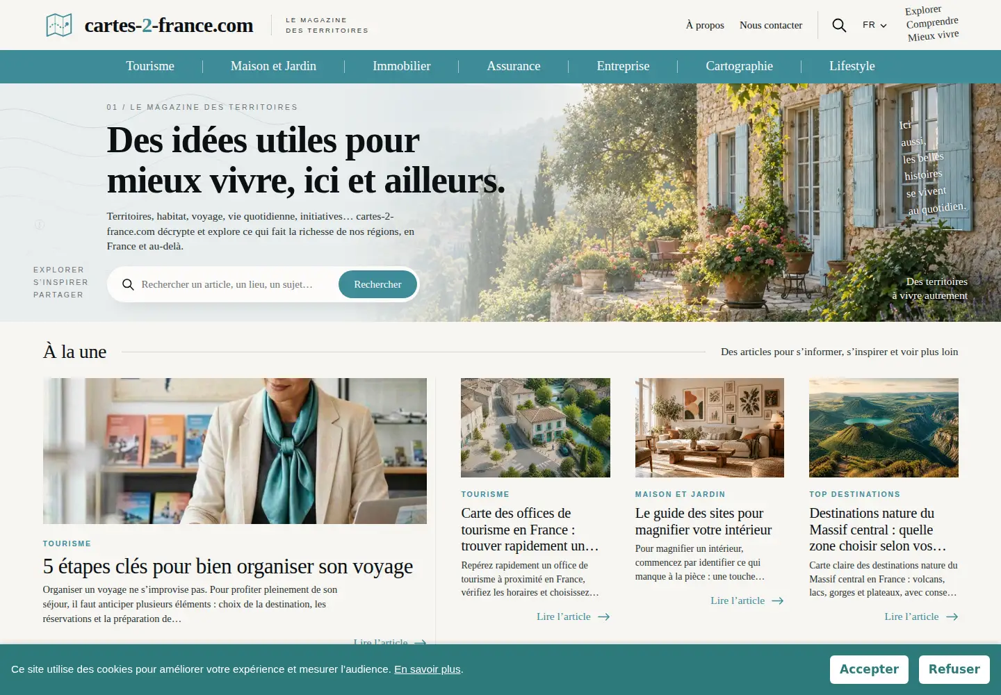 Screenshot of cartes-2-france.com