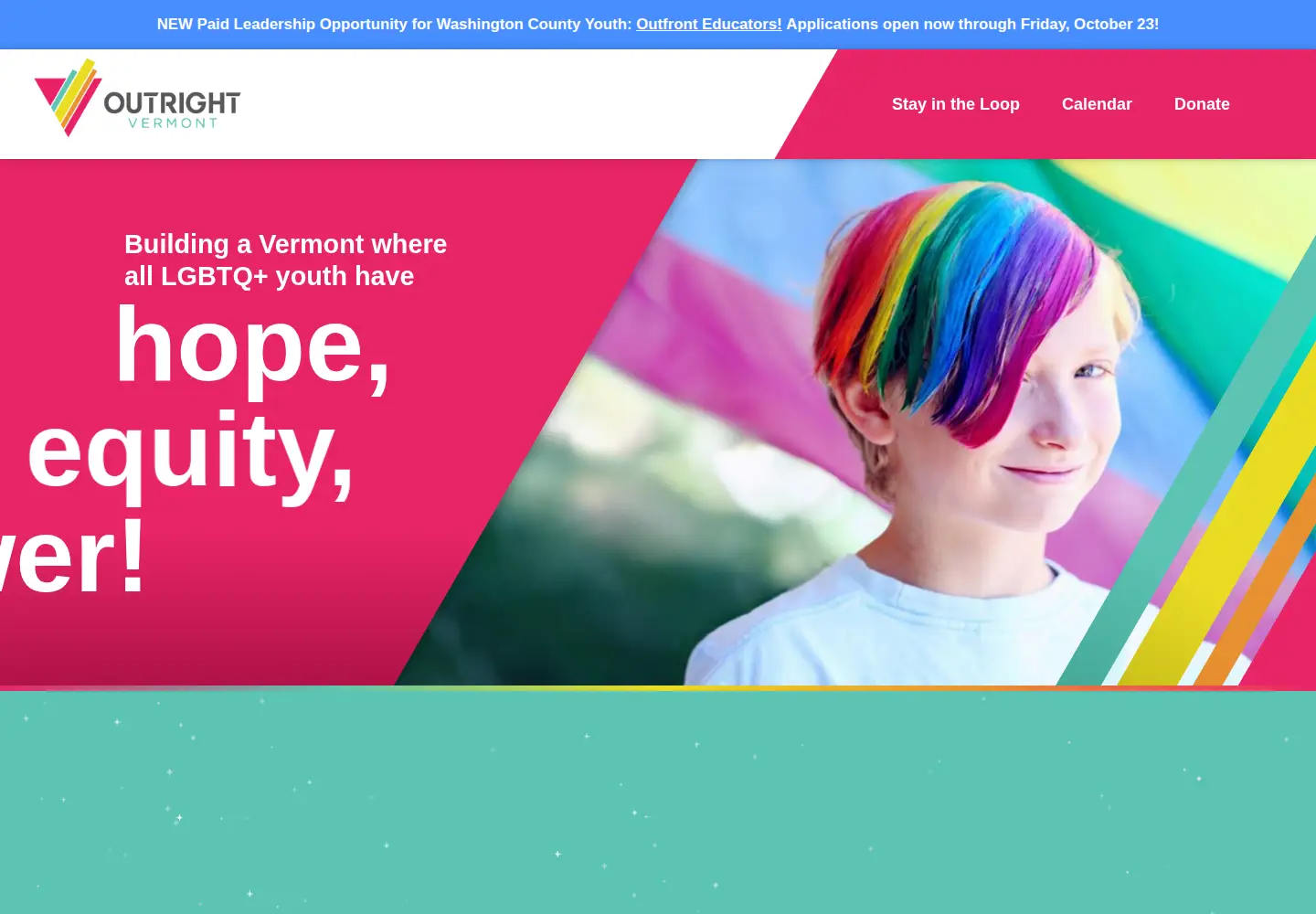 Screenshot of outrightvt.org