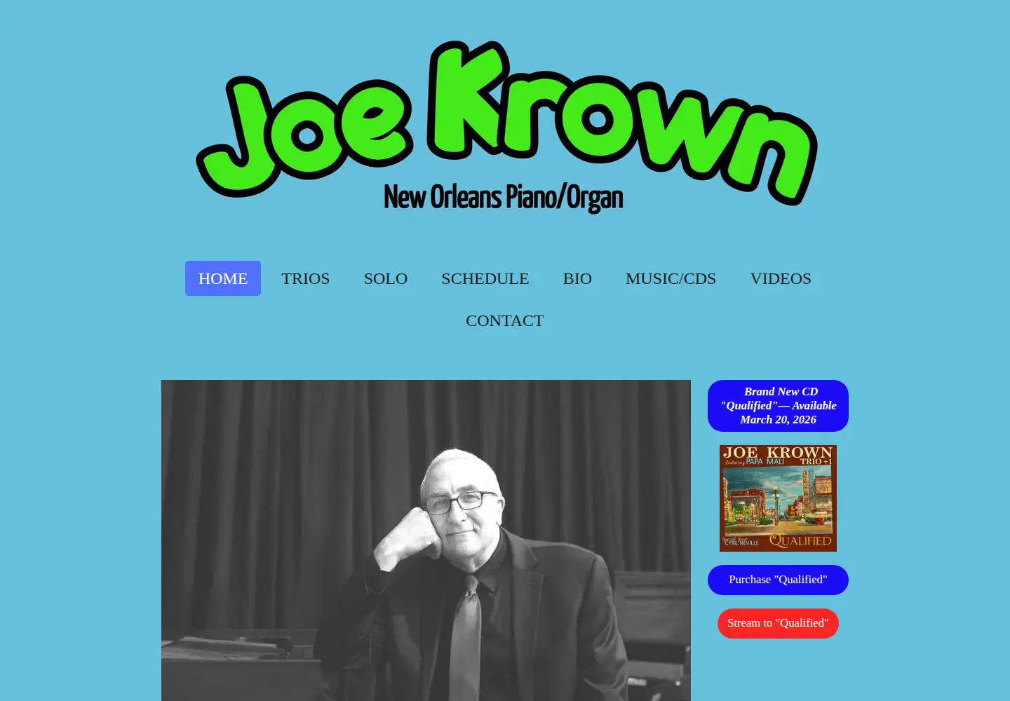 Screenshot of joekrown.com