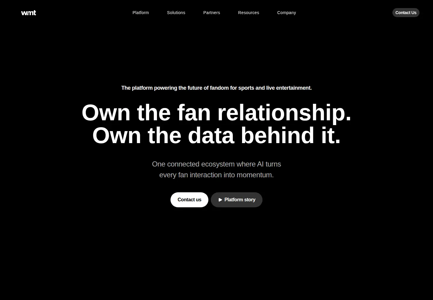 Screenshot of wmt.digital