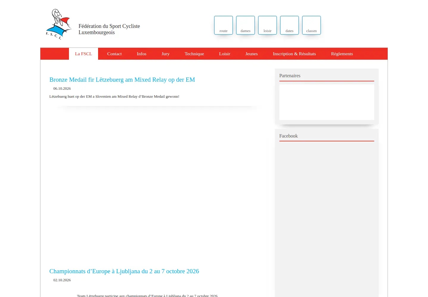 Screenshot of fscl.lu