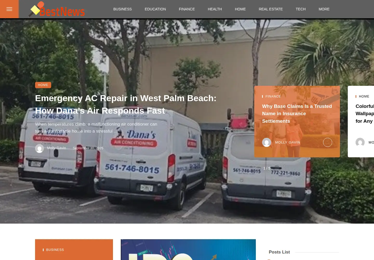 Screenshot of best-news.us