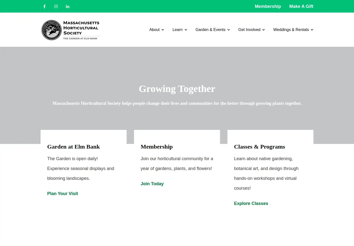 Screenshot of masshort.org