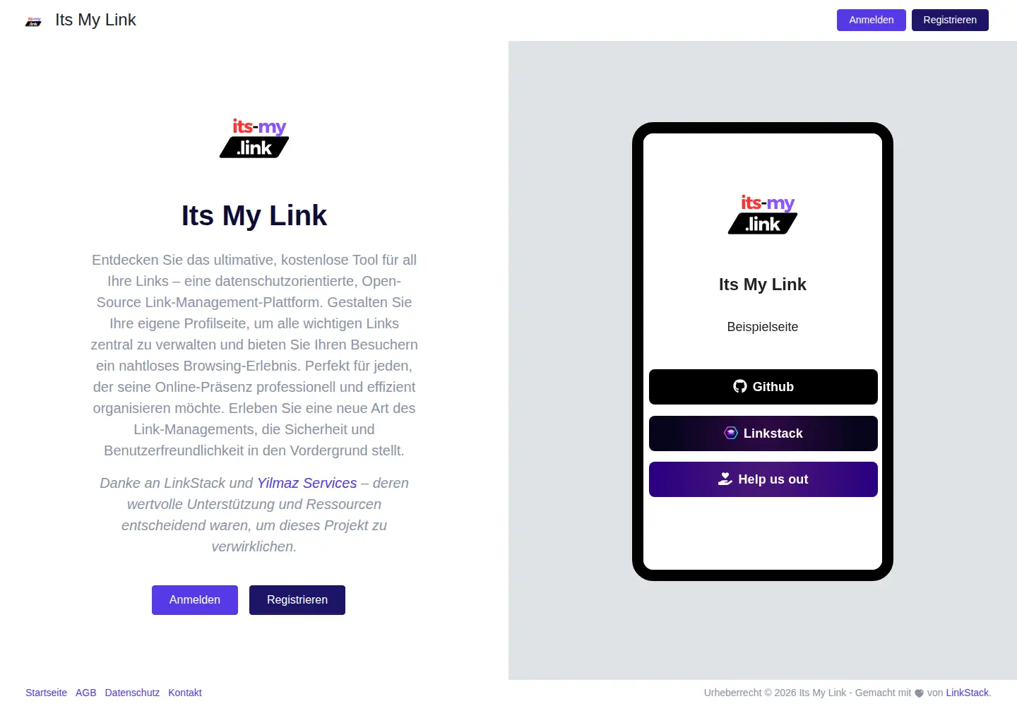 Screenshot of its-my.link